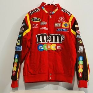 New Rare Kyle Busch Red & brown M&Ms Nascar jacket